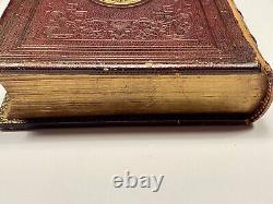 RARE Antique 1850 Milton's Paradise Lost with Notes by Prof. Boyd Hardcover Book