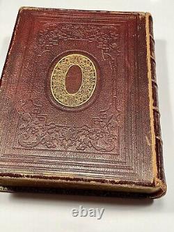 RARE Antique 1850 Milton's Paradise Lost with Notes by Prof. Boyd Hardcover Book