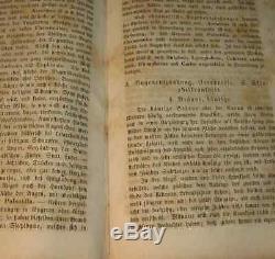 RARE Antique 1855 GERMAN HOMEOPATHIC Book Apothecary Home Medical MATERIA MEDICA