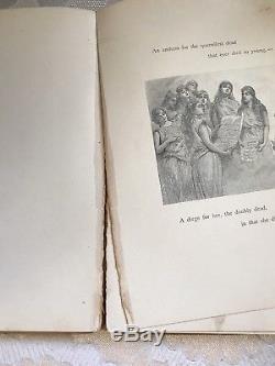 RARE Antique 1885 EDGAR ALLAN POE Poetry LENORE Occult Gothic Horror ILLUSTRATED