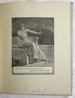 RARE Antique 1885 EDGAR ALLAN POE Poetry LENORE Occult Gothic Horror ILLUSTRATED