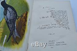 RARE Antique 1896 Lloyds Natural History British Bird 4 Vols Coloured Plates