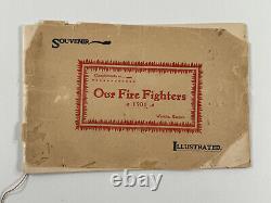 RARE Antique 1901 Fire Fighters History Book Wichita Kansas KS