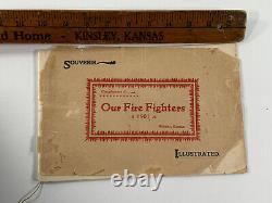 RARE Antique 1901 Fire Fighters History Book Wichita Kansas KS