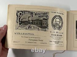 RARE Antique 1901 Fire Fighters History Book Wichita Kansas KS