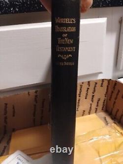 RARE Antique 1904 A. S. Worrell Translation New Testament With Note