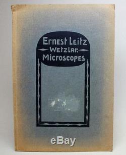 RARE Antique 1912 LEITZ MICROSCOPES Catalog No. 44 A/ Book