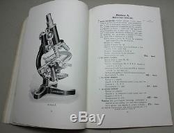 RARE Antique 1912 LEITZ MICROSCOPES Catalog No. 44 A/ Book