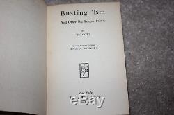 RARE Antique 1914 TY COBB BUSTING'EM baseball book Detroit Tigers