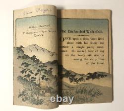 RARE Antique 1918 Japanese THE ENCHANTED WATERFALL Fairy Tale Hasegawa Book