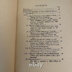 RARE Antique 1921 Lincoln and Prohibition By Charles T White 1st Edition EX Cond