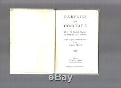 RARE Antique 1927 Art Deco, BARFLIES AND COCKTAILS by Harry and Wynn. NOT REPRO