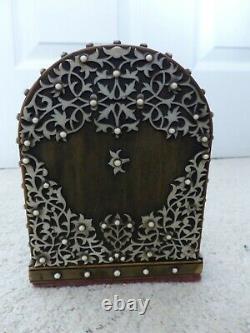 RARE Antique 19th Century Anglo Indian Vizagapatam Horn Book Slide / Stand