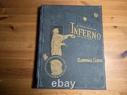 RARE Antique 19th Century DANTE'S INFERNO Gustave Dore Illustrated Book