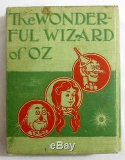 RARE Antique 1st Ed THE WONDERFUL WIZARD OF OZ L. Frank Baum FIRST EDITION