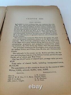 RARE Antique A History Of Mississippi First Edition 1891