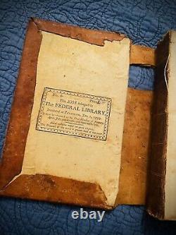 RARE Antique Book 1794 Belknap American Biography Boston Vol 1 Only Early VTG