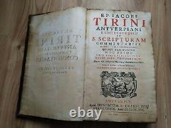 RARE Antique Book OLD RARE Tirini R. P. Iacobi Antverpiani Scripturam 1719
