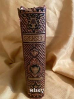 RARE Antique Book The Faerie Queene By Edmund Spenser 1870 with Glossary