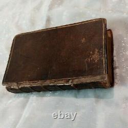 RARE Antique Book of Poetry Estate By Dryden c1755 Fabled Antient & Modern