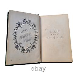 RARE Antique Christmas Book Children 1864 Margie a CHRISTMAS STORY Bulfinch Vtg