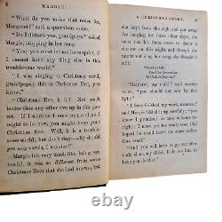 RARE Antique Christmas Book Children 1864 Margie a CHRISTMAS STORY Bulfinch Vtg