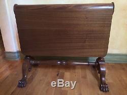 RARE! Antique Drop Leaf Table Sutherland Cylindrical Book Hinged Drop Leaf