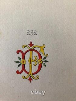 RARE Antique French 38 Page Shop Album Monogram Book c1880
