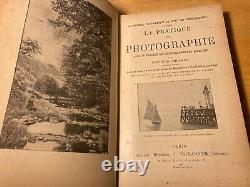 RARE Antique French Photography Books Frédéric Dillaye (1850-1880) 4 Vols