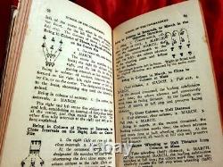 RARE Antique KNIGHTS TEMPLAR MILITARY TACTICS Secret Society BOOK Masonic Legacy
