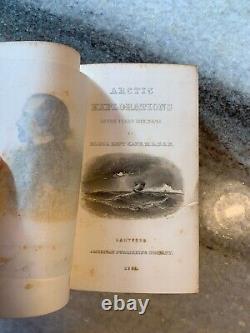 RARE Antique Kanes Artic Explorations 1881 Ornate Victorian Gilded Embossed Book