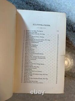 RARE Antique Kanes Artic Explorations 1881 Ornate Victorian Gilded Embossed Book