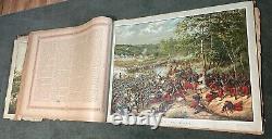 RARE Antique Large Illustrated Book Deutch-Franzosische Krieg 1870 1871 Dittrich