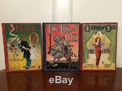 RARE Antique Lot/Collection Set of 13 Wizard of Oz L. Frank Baum Hardcover Books