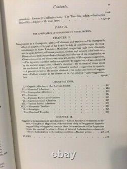 RARE Antique Medical Hypnosis Book SUGGESTIVE THERAPEUTICS c1880 H Bernheim M. D