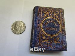 RARE! Antique Miniature book CHRISTMAS STORIES 1862 64 pages GREAT