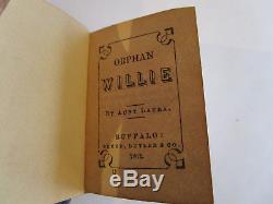 RARE! Antique Miniature book ORPHAN WILLIE 1862 64 pages Breed and Butler GREAT