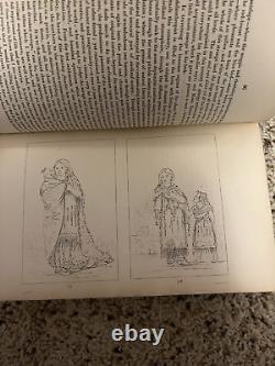 RARE Antique North American Indians Volume 1 by Geo Catlin 1842 Third Edition