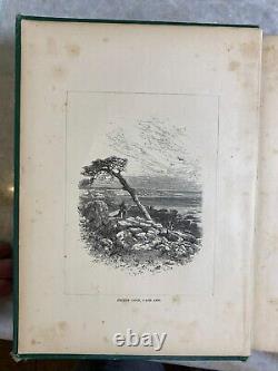 RARE Antique Victorian 1875 Nooks Corners of New England Coast Book MAINE Drake