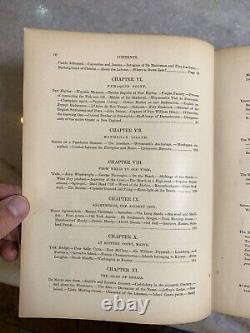 RARE Antique Victorian 1875 Nooks Corners of New England Coast Book MAINE Drake