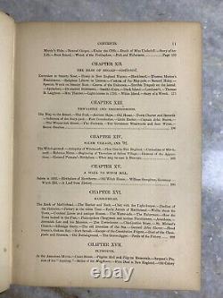 RARE Antique Victorian 1875 Nooks Corners of New England Coast Book MAINE Drake