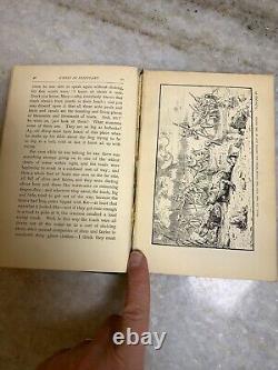 RARE Antique Victorian 1892 First Edition Ornate Gilded Book SCENES IN FAIRYLAND