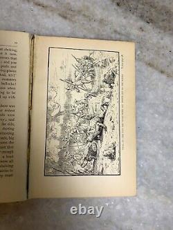 RARE Antique Victorian 1892 First Edition Ornate Gilded Book SCENES IN FAIRYLAND