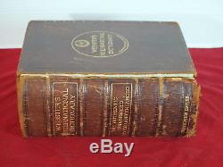 RARE Antique Vintage 1899 Webster's INTL. Dictionary Subscription Edition
