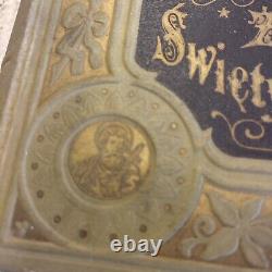 RARE Antique Zywoty Antique Polish Bible Book Swietych Panskich 1913