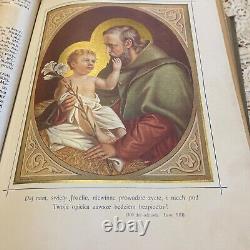 RARE Antique Zywoty Antique Polish Bible Book Swietych Panskich 1913