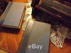 RARE Asprey & Co. Antique 8 mini book Reference Set Stand for Abercrombie & Fitch