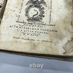RARE Authentic Antique 1546 Post Incunabula Book Ancient Roman Law Topic Old