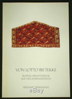 RARE BOOK Oriental Rug Carpet Tekke Anatolia Caucasian weaving Turkoman Lotto