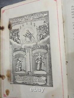 RARE Beatiful antique leather book 1780